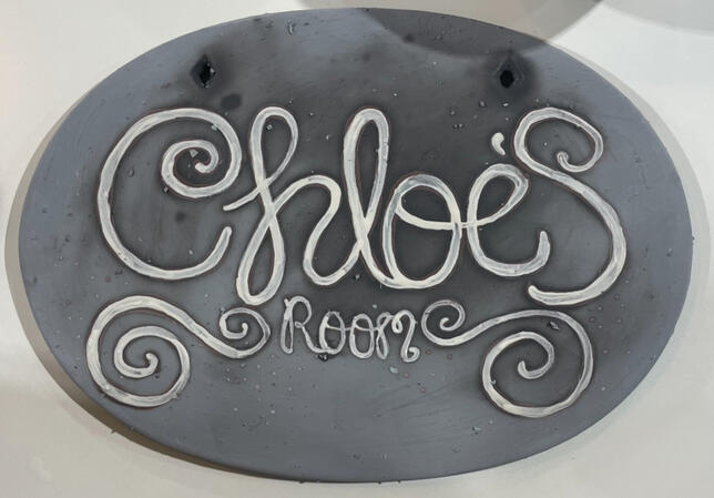 Ceramic Room Sign
