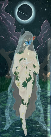(Very old)8th grade show piece - 8Ftx3Ft